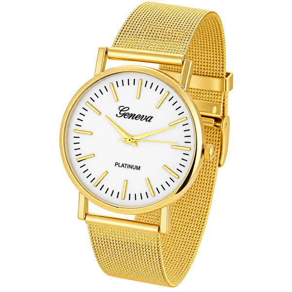 GENEVA Ceas dama Quartz, Auriu