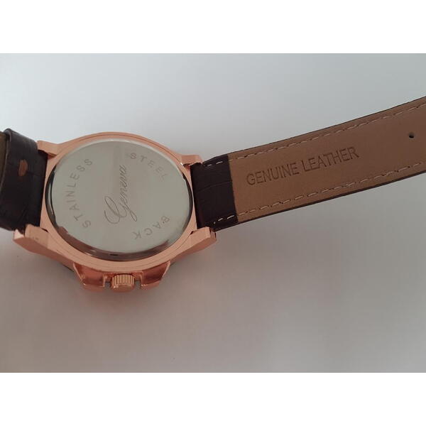 Ceas barbatesc Quartz, Geneva Premier, Maro