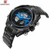 Ceas barbatesc NaviForce, Analog Si Digital, Cronometru, Alarma, Data, Luna, Ziua Saptamanii, Afisaj Iluminat