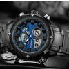 Ceas barbatesc NaviForce, Analog Si Digital, Cronometru, Alarma, Data, Luna, Ziua Saptamanii, Afisaj Iluminat