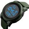 SPORT Ceas barbatesc Quartz, Digital, Data, Luna, Ziua Saptamanii, Afisaj Iluminat, Cronometru
