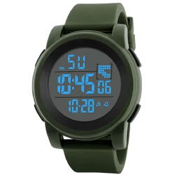 SPORT Ceas barbatesc Quartz, Digital, Data, Luna, Ziua Saptamanii, Afisaj Iluminat, Cronometru