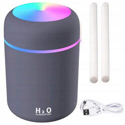 Umidificator de aer cu ultrasunete, difuzor aromaterapie 300ML, cu iluminat LED, pentru casa, birou si masina STH-4