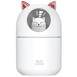 Umidificator de aer cu ultrasunete, difuzor aromaterapie 300ML, cu iluminat LED, pentru casa si birou STH-3